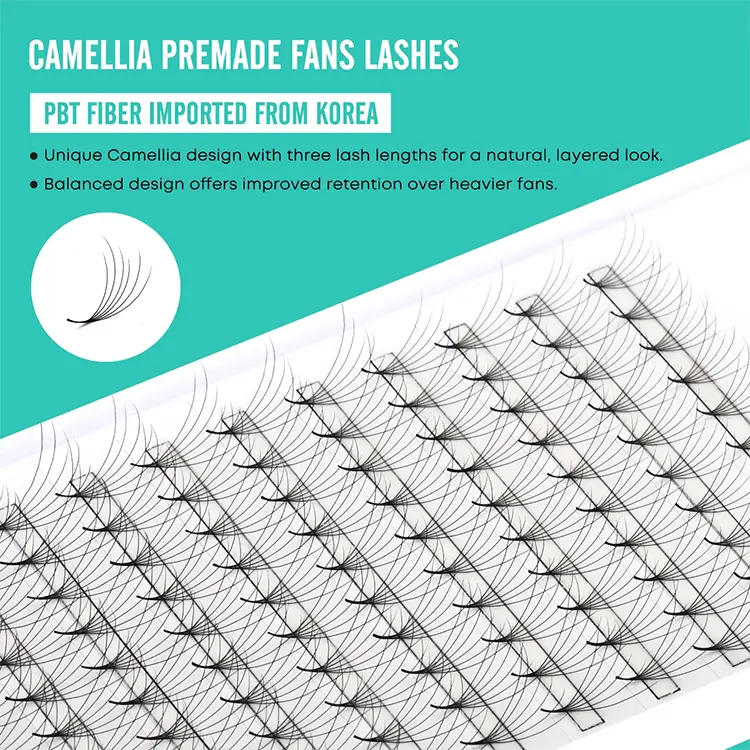 camelia ພັດລົມ Lash Extensions