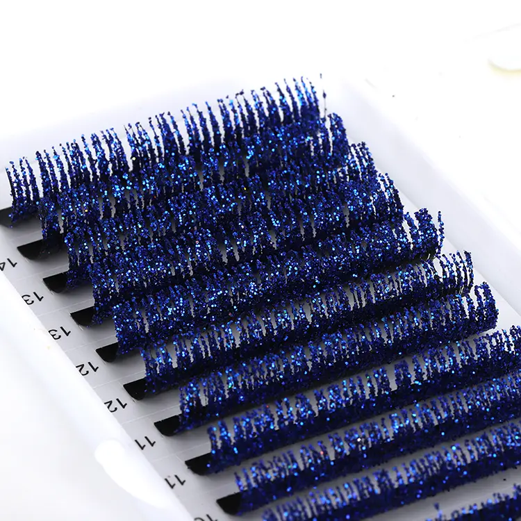 ຖາດສີຟ້າ Glitter Blitter Lash