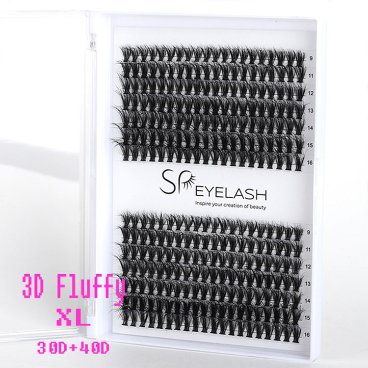 mink fluffy lash ເປັນກຸ່ມ