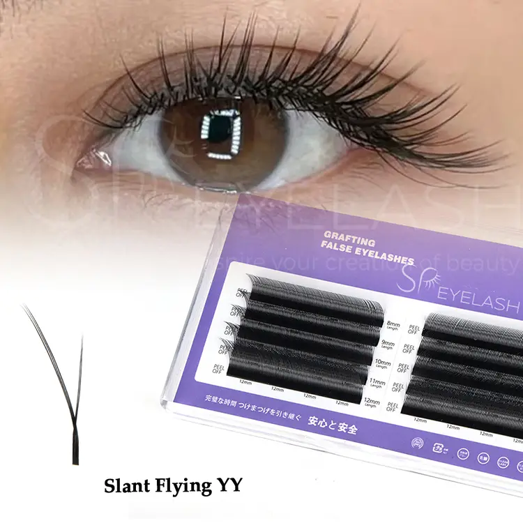 slant ບິນ yy eyelash